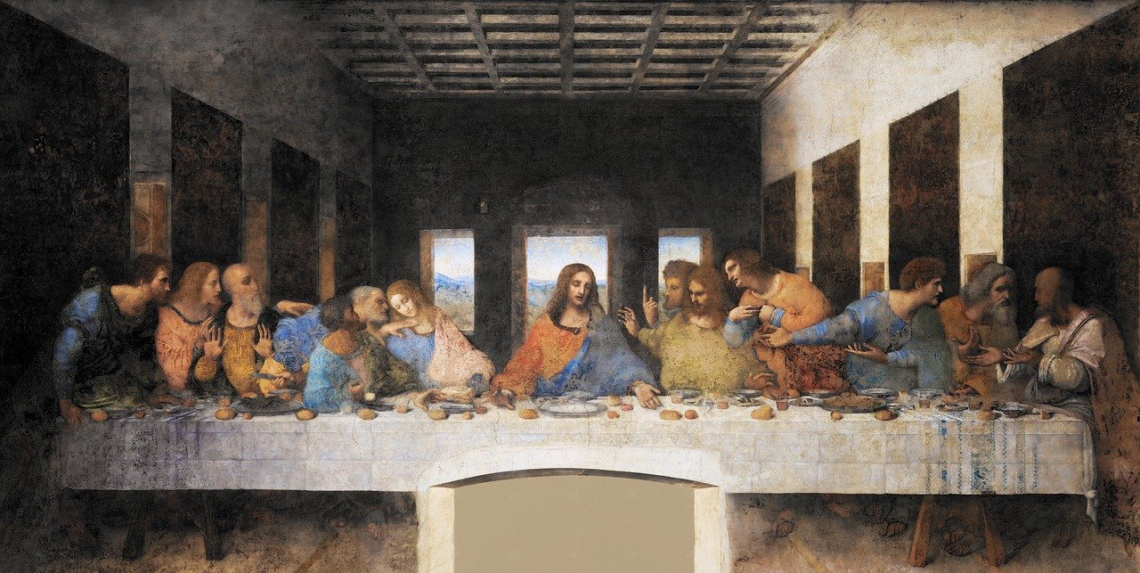 Das letzte Abendmahl von Leonado da Vinci